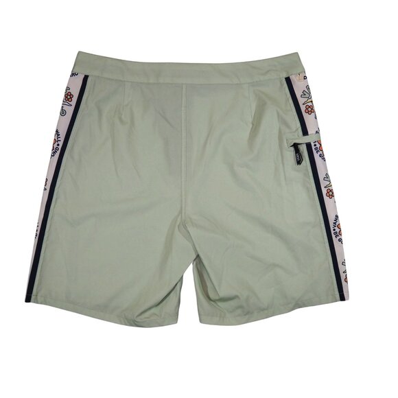 VANS Men's 32 x 8 Sidelines 18" Outseam Board Shorts Sample "Celadon Green" NWT - Picture 2 of 9